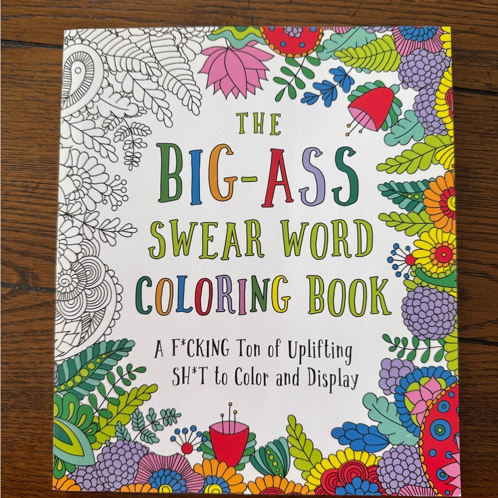 Colorful Swear Word Coloring Book
